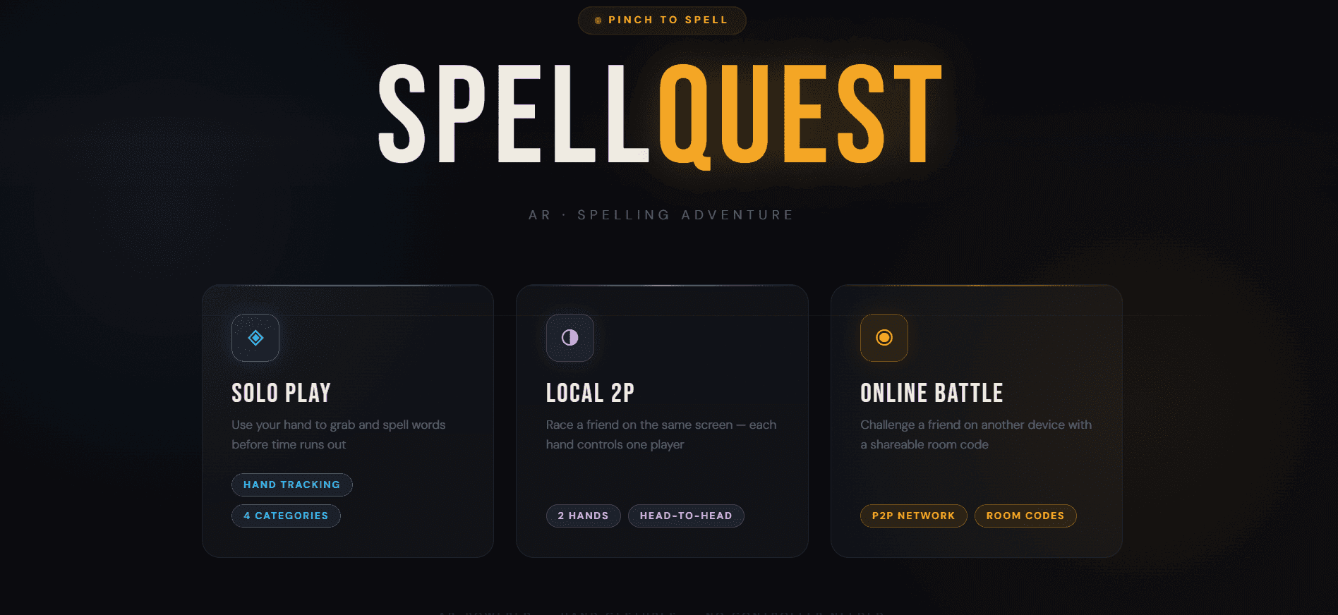 He Built a Spelling Game You Play With Your Hands in Thin Air